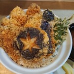 割烹旅館　天金 - 牡蛎の天丼