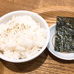 シジャン - 定食のご飯と韓国海苔