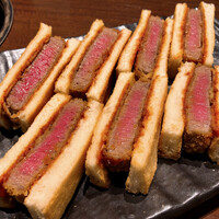 炭火焼肉 ふちおか - ヒレカツサンド