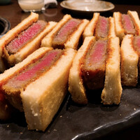 炭火焼肉 ふちおか - ヒレカツサンド