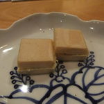 日本料理 たかむら - 2012/08　最中。中身はおとうふにクリームチーズ