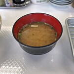 あつあつ揚立てっちゃん - 味噌汁