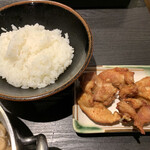 Shabutei Fufufu - ご飯と唐揚げ（最強）