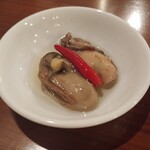 ジビエバル ヤマガミ - カキのオイル煮 (通常)400円をハーフで...