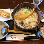 手打ちうどん 福来たる - なべ焼きうどんセット