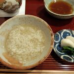 勢麟 - フグ雑炊と香の物