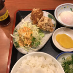 うどんのまん屋 - カレーうどん定食　アップ