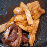 河の家 - 2021.1 ミックスホルモン（100g 350円）