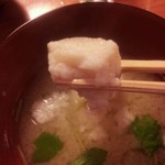 乙女寿司 - 椀物・味噌汁シャコのシンジョウ風