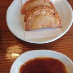 はなさき家 - ランチタイムメニューの揚げ餃子