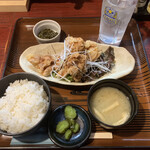 Sashimi Izakaya Nakazen - 若鶏の唐揚げ定食