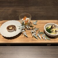 小野の離れ 博多本店 - 前菜三種