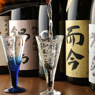 お食事に合う豊富なドリンクや、厳選された日本酒・焼酎も有り◎