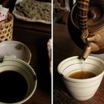 長屋茶房 天真庵 - そばつゆとそば湯