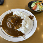 カフェ グリル どじょっこ - カレー    トッピング ハンバーグ