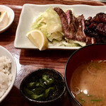 かわせ - 牛タン/カルビMIX定食