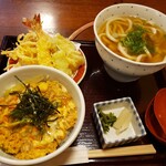 Nishiya - こだわり玉子丼とかけうどんのセット