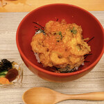 天麩羅 おばた - 天丼　普通盛り