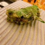 天麩羅 おばた - 蟹の大葉包み天ぷら