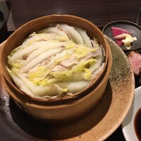 豚しゃぶ せいろ蒸し専門店 豚匠 北浜邸 - 霧島山麓豚と白菜のミルフィーユせいろ蒸し御膳