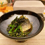 天麩羅 おばた - イワシの梅肉包み