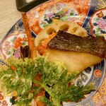 天麩羅 おばた - 大葉天ぷらと西京焼き