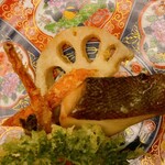 天麩羅 おばた - 大葉天ぷらと西京焼き