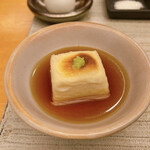 天麩羅 おばた - 胡麻豆腐