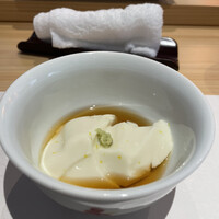 すし 副島康広 - 豆乳豆腐　つるんとした食感の後にほのかな豆乳の香り⭐️⭐️⭐️⭐️
