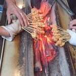 あぶり餅 本家 根元 かざりや - 