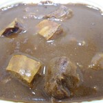 セブンイレブン - ゴロゴロお肉の贅沢ビーフカレー498円税抜カレーかける前のアップ