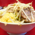 ラーメン二郎 - ラーメン小＋ニンニク多め＋青ネギ