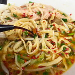 ラーメン二郎 - 赤酢投入～♪