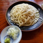 五色庵 - 皿蕎麦1100円