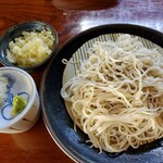 五色庵 - たぬき蕎麦1200円