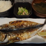 Umoimonoyanori - 焼魚定食（さば開き）：７５０円