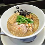らぁめん登里勝 - 背脂らーめん　840円