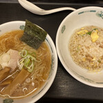 日高屋 - 半ラーメン/200
            半チャーハン/270