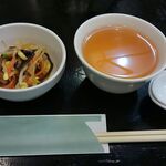 桂花 - 前菜とお茶