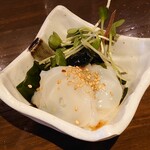飲んべぇ食堂 らくだ屋 - お通し(水蛸ポン酢)
