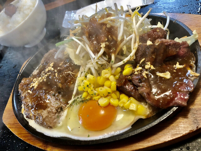 炭火焼きハンバーグ＆ステーキ アトム - 宝殿/ハンバーグ | 食べログ