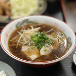 まんてん食堂 - ラーメン定食 680円 (ラーメン)