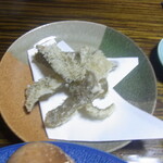 旅館田の浦温泉 - アラの皮の唐揚げ
