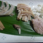 旅館田の浦温泉 - 肝臓、エラ、胃袋、心臓、皮、脂身