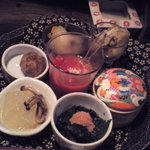 侘助 - 6品のあてと小鉢のご飯