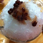 甘味処 山口家本店 - あずきのかき氷450円