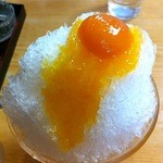 甘味処 山口家本店 - あんずのかき氷420円
