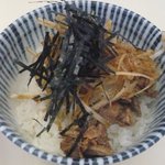 中華そば ふくみみ - 豚まぶしご飯200円