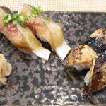 玄海鮨 - 追加  サバΧ２  アナゴΧ２