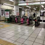 サンドウィッチパーラーまつむら - 途中下車の旅、浅草線人形町駅入場